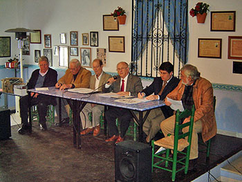 Bestuur van de federatie van flamencopeñas in Sevilla