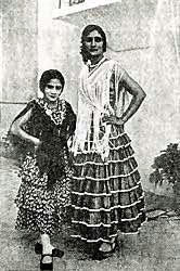 Carmen Amaya en haar tante Juana