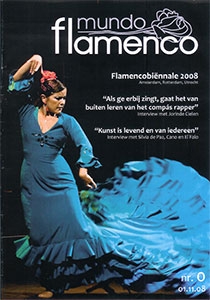 De voorpagina van de eerste Mundo Flamenco, nr. 0