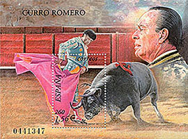 postzegel van Curro Romero