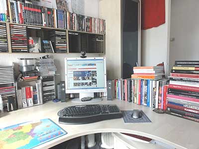 Blik op mijn bureau