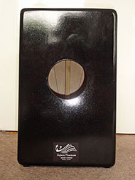 Cajon achterzijde