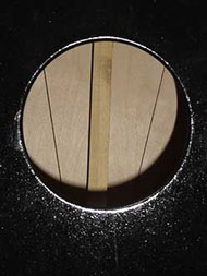 Cajon klankgat